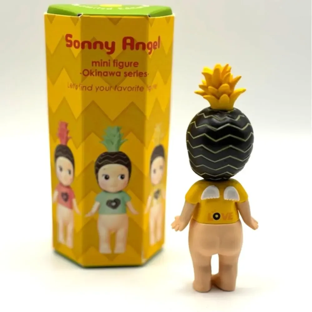 New Unbranded Mini Kewpie/Angel Figure in Pineapple Costume, Open Blind Box